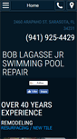 Mobile Screenshot of boblagassepoolrepair.com